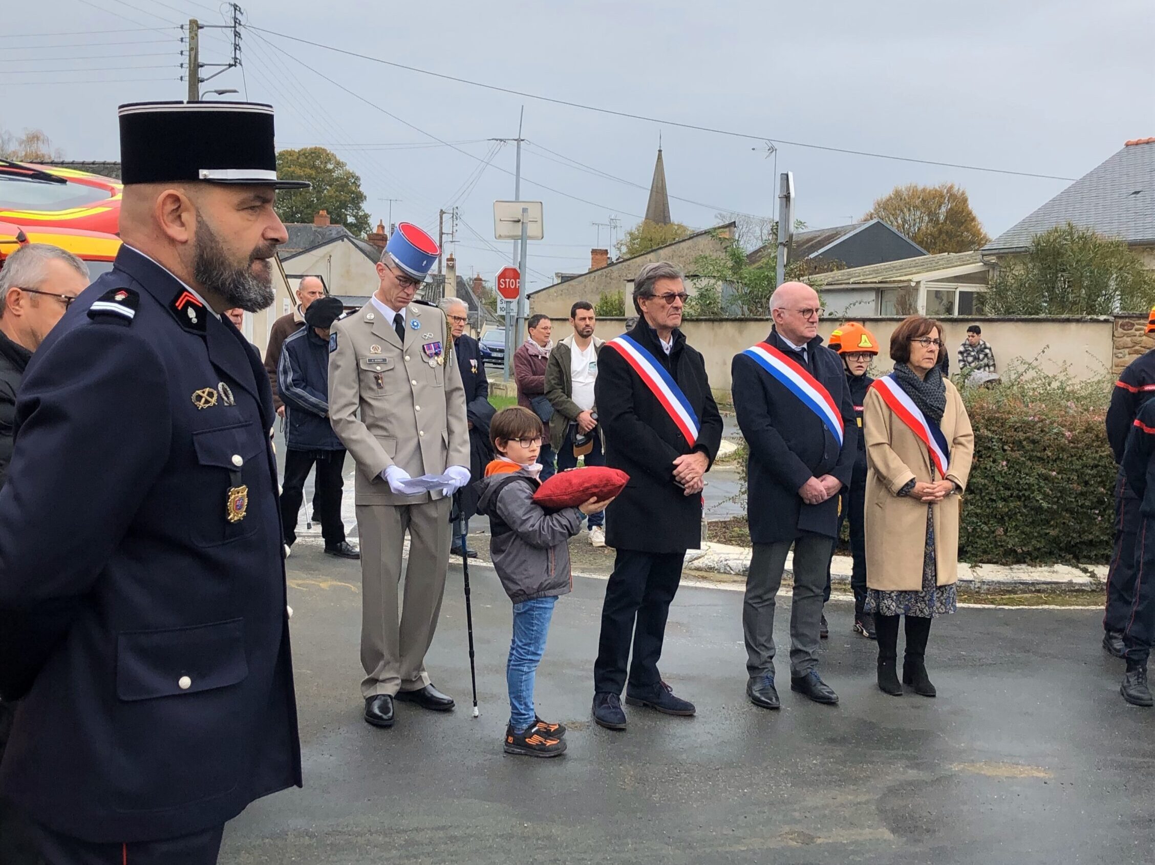 Cérémonie de commémoration du 11 novembre, Châteauneuf-sur-Sarthe, Les Hauts-d’Anjou