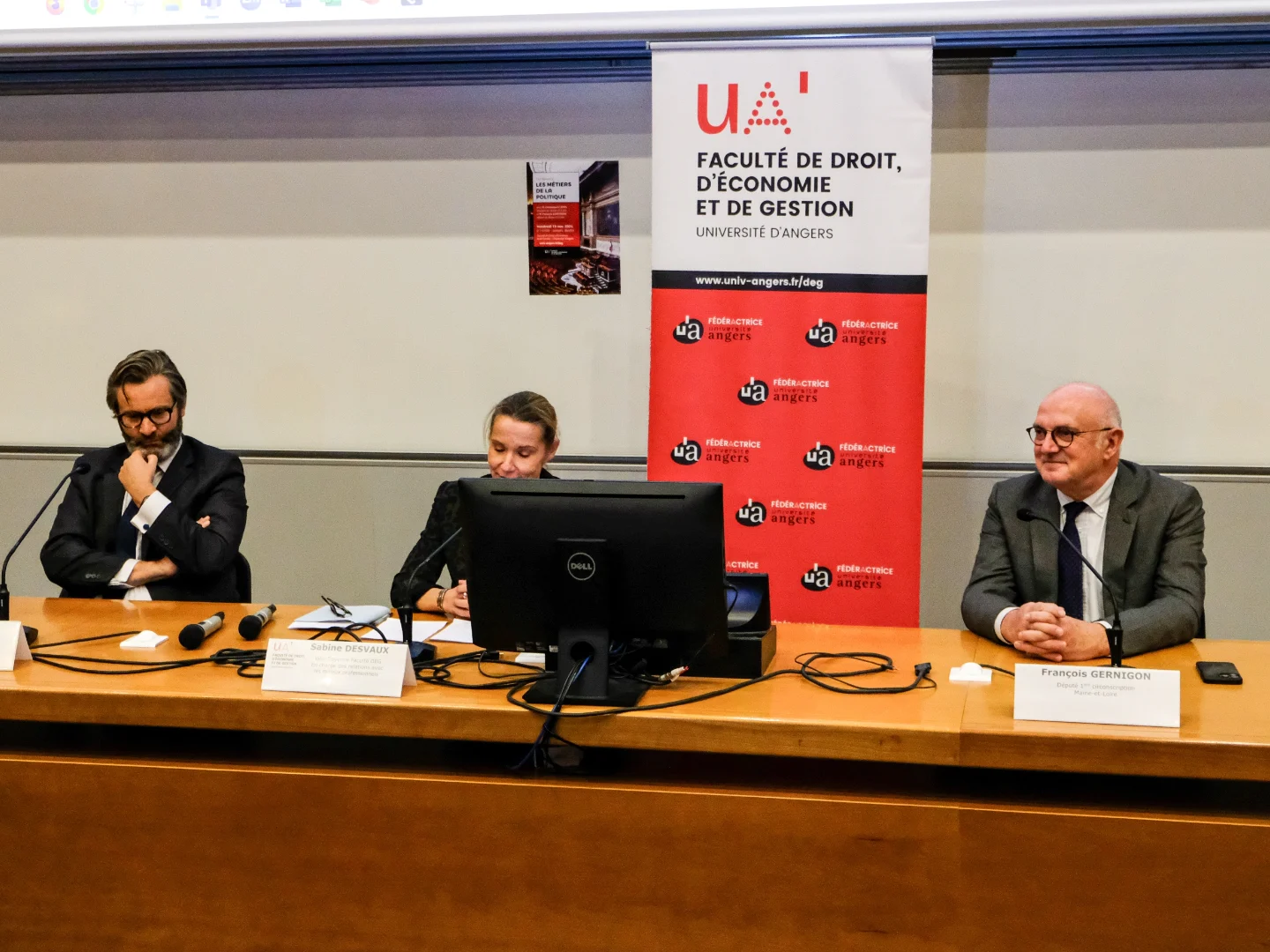 Découvrir les métiers de la politique : conférence à l’Université d’Angers